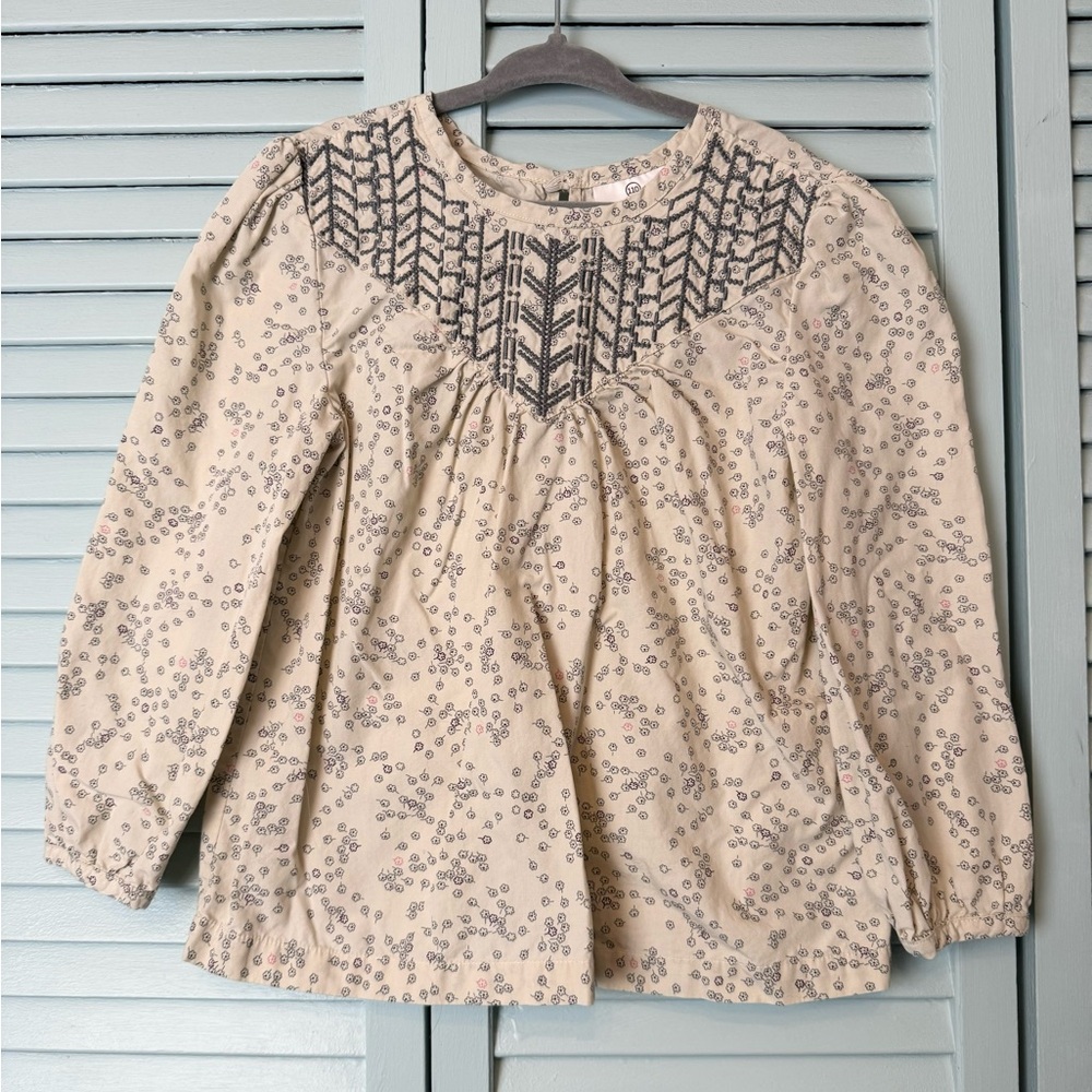 Hanna Andersson embroidered blouse